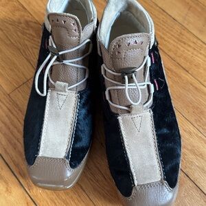 Tecnica Black and Brown Ankle Boots